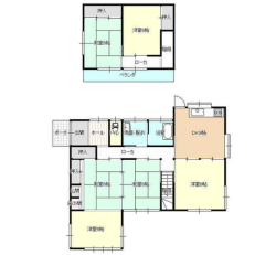 小林市 細野(小林駅 ) | 2階建 6DK | 850万 小林市 細野(小林駅 ) | 2階建 6DK | 850万