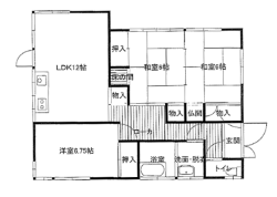 小林市 水流迫(小林駅 ) | 平屋建 3LDK | 380万